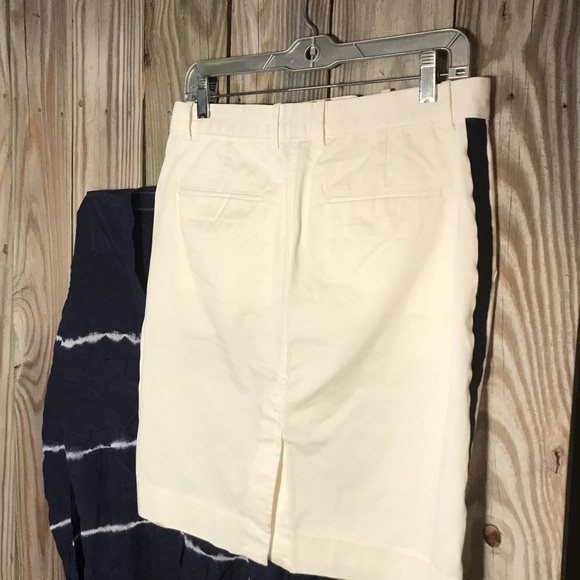 🎯Gap Slide Striped Pencil Skirt Off White/Black🎯 - Picture 6 of 6